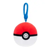 Licensed Pokemon Clip on Plush 3.5" 8cm - Pokeball