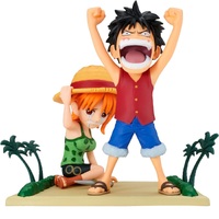 Bandai One Piece World Collectable Figure Log Stories - Monkey D. Luffy & Nami