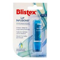 2 x Blistex Lip Infusion Hydration SPF15 Lip Balm 3.7g