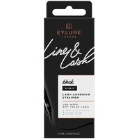 Eylure London Line & Lash 2-in-1 Adhesive Eyeliner - Black