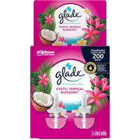 Glade PlugIns Scented Oil Refill - Exotic Tropical Blossoms - 2 x 20mL