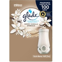 Glade Aromatherapy Electric Scented Oil Warmer with Refill 20mL - Sheer Vanilla Embrace