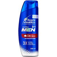 Head & Shoulders Ultra Mens Old Spice 2 in 1 Anti Dandruff Shampoo and Conditioner 200ml