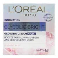 L'Oreal Glycolic Bright Glowing Night Cream 50mL