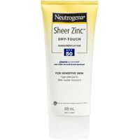 Neutrogena Sheer Zinc Body Dry-Touch Sunscreen Lotion 88mL