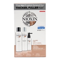 Nioxin System 3 Trio Pack for For Coloured Hair with Light Thinning