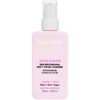 SugarBaby Wash & Glow Skin Replenishing Daily Facial Cleanser 100mL