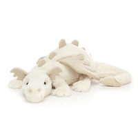 Jellycat Snow Dragon Huge Plush 99cm Long