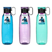 Sistema Traverse Water Bottle 850 mL Leak-Proof Screw-Top Lid - Assorted Colours