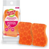 Scotch-Brite Scrub Dots Non-Scratch Sponge 6 Pieces