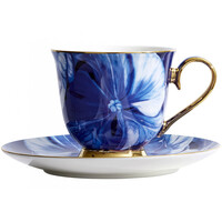 Ashdene Blooms New Bone China Cup and Saucer 180ml - Moonlit