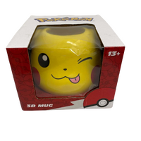 Pokemon Winking Pikachu Character 3D Mug